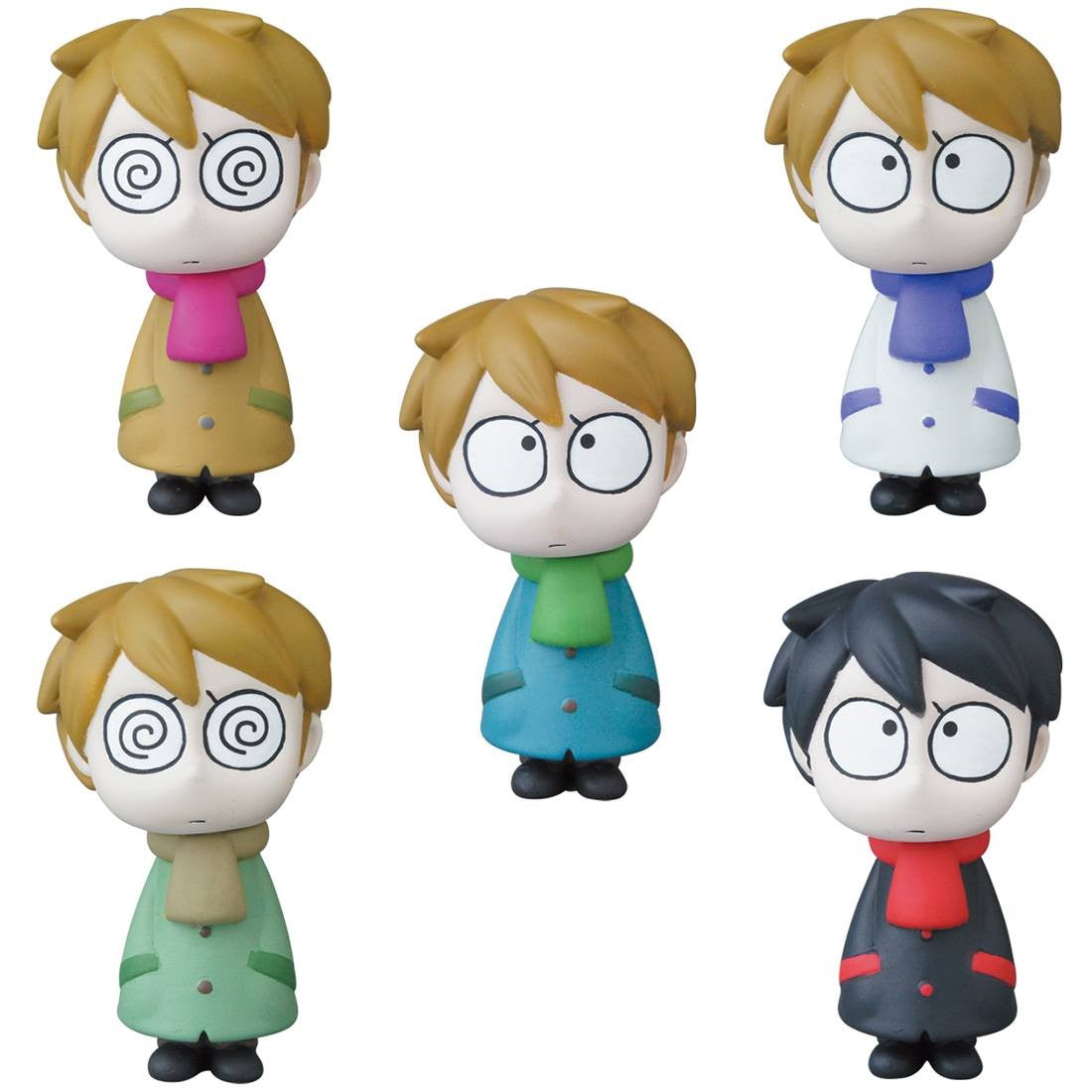 Vinyl Artist Gacha (V.A.G) Series 25 - Edward Timid Friend - Complete set of 5