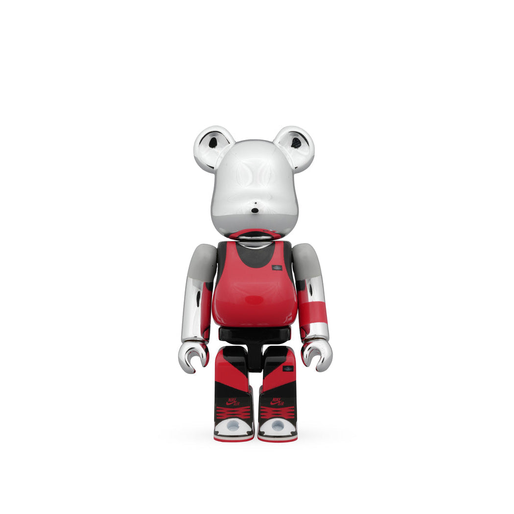 Bearbrick - Michael Jordan - 1985 Air Jordan Playground 100% - SILVER