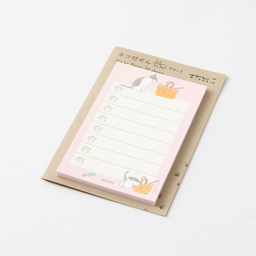 Midori - Cat Sticky Notes - To Do List